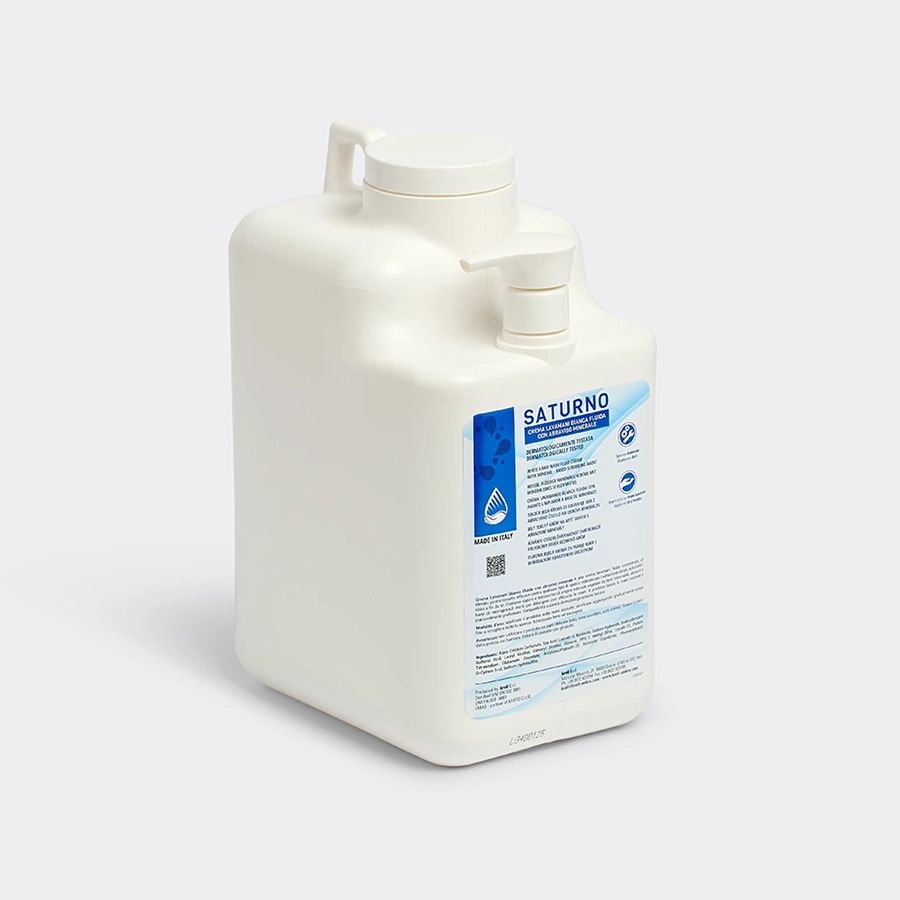 KALINDRA | Kroll. Saturno. White Fluid Hand Cream with Mineral Abrasive, Dermatologically Tested. 2 Formats Available
