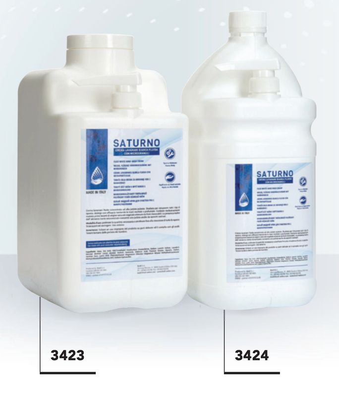 KALINDRA | Kroll. Saturno. White Fluid Hand Cream with Mineral Abrasive, Dermatologically Tested. 2 Formats Available
