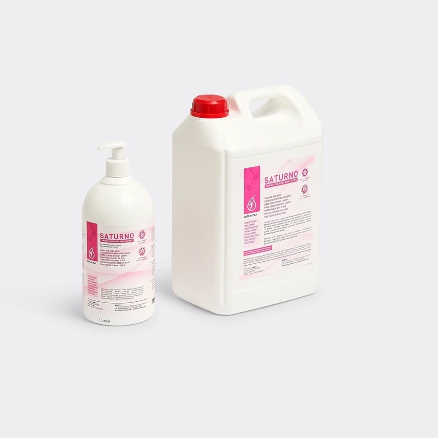 KALINDRA | Kroll. Saturn. Pearly white liquid soap for hands and body, dermatologically tested. 2 sizes available