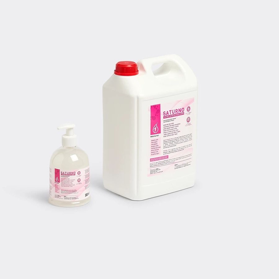 KALINDRA | Kroll. Saturno. White Milk Liquid Soap for Hands and Body, Dermatologically Tested. 2 Formats Available