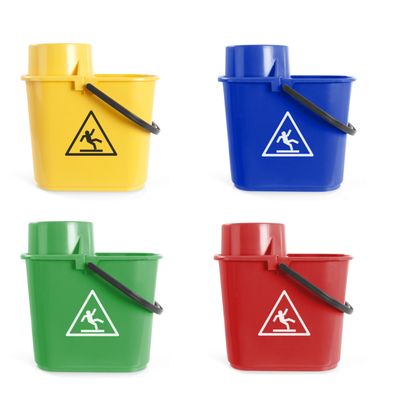 KALINDRA | TTS. Easy. 14 Lt single-basin bucket for wringer. Ideal for semi-professional use
