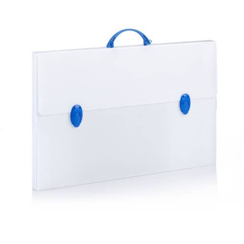 Valigetta in plastica Favorit Every Line colore neutro 36,5x56,5x3,5 cm 100501053