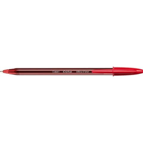 Penna a sfera con cappuccio BIC Cristal Exact 0,7 mm rosso 992604