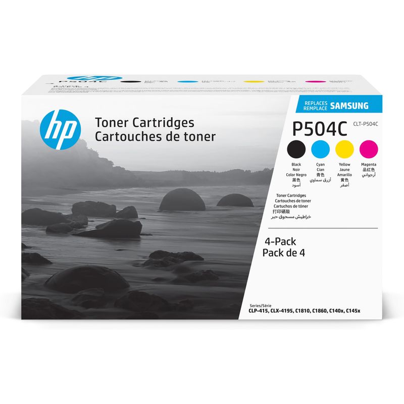 Samsung/HP - Conf. 4 Toner originale - C/M/Y/K - CLT-P504C - SU400A SAMSUNG