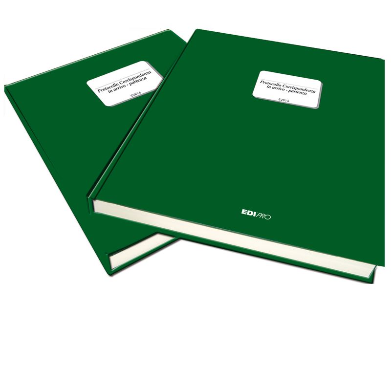 Registro corrispondenza arrivo/partenza - 31 x 24,5cm - 300 fogli - Edipro EDIPRO Registro corrispondenza arrivo/partenza - 31 x 24,5cm - 300 fogli - Edipro EDIPRO