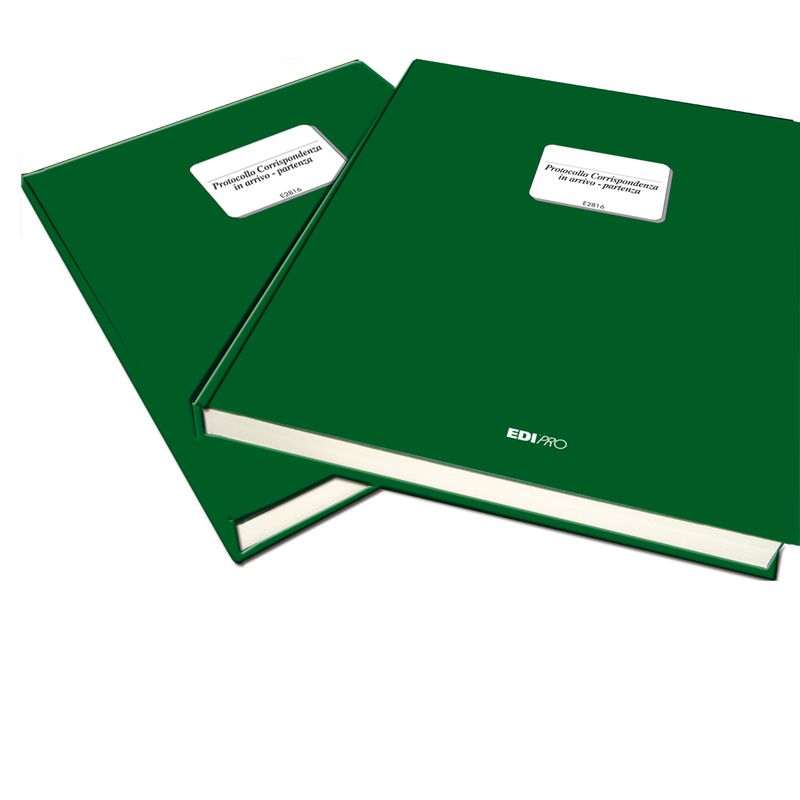 Registro corrispondenza arrivo/partenza - 31 x 24,5cm - 200 fogli - Edipro EDIPRO Registro corrispondenza arrivo/partenza - 31 x 24,5cm - 200 fogli - Edipro EDIPRO