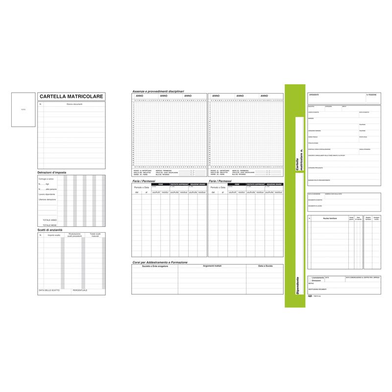 Cartellina matricolare - con vano portadocumenti - 32,5 x 25,5 cm - Data Ufficio DATA UFFICIO Cartellina matricolare - con vano portadocumenti - 32,5 x 25,5 cm - Data Ufficio DATA UFFICIO