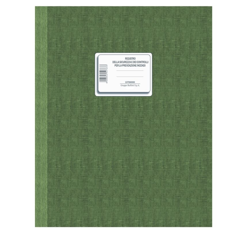 Registro sicurezza/controlli prevenzione incendi - 48 fogli - 24 x 31,5 cm - DU137550000 - Data Ufficio DATA UFFICIO Registro sicurezza/controlli prevenzione incendi - 48 fogli - 24 x 31,5 cm - DU137550000 - Data Ufficio DATA UFFICIO
