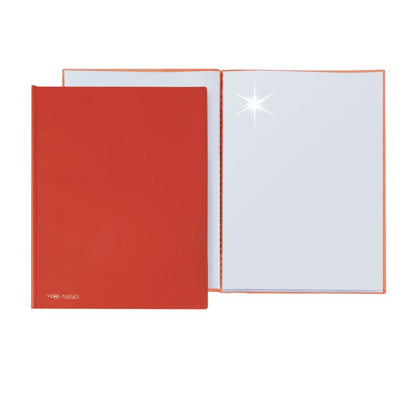 Portalistini Asso - 22x30cm - 40 buste - rosso - Sei Rota SEI ROTA
