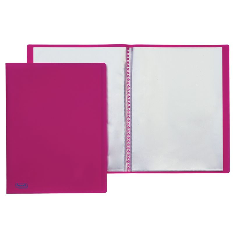 Portalistini Sviluppo - buccia - PP - 22 x 30 cm - 50 buste - fucsia - Favorit FAVORIT