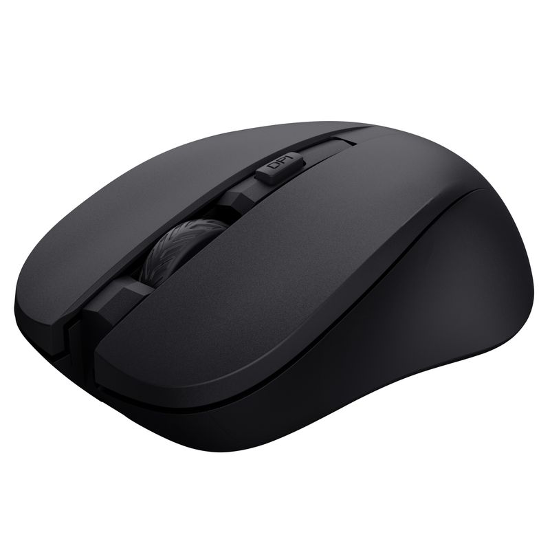 Mouse ottico silenzioso wireless Mydo - nero - Trust TRUST