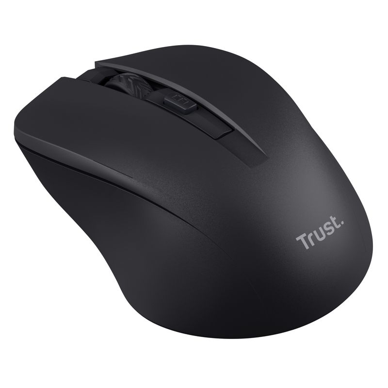 Mouse ottico silenzioso wireless Mydo - nero - Trust TRUST