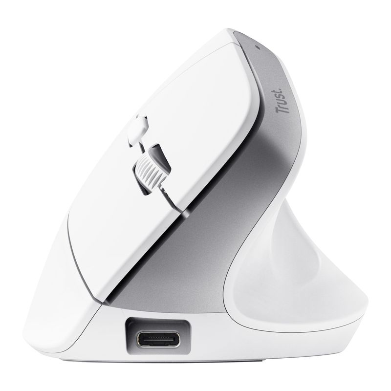 Mouse Ergonomico Bayo+ wireless - bianco - Trust TRUST