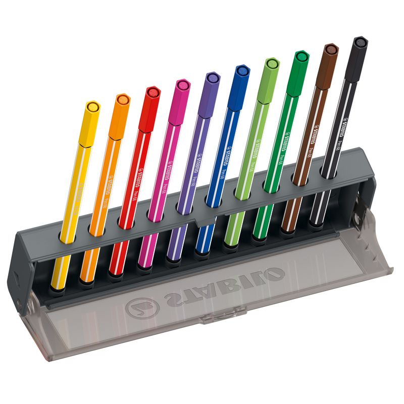 Click set Pen 68 - tratto 1.0 mm - colori assortiti - Stabilo - conf. 10 pezzi STABILO