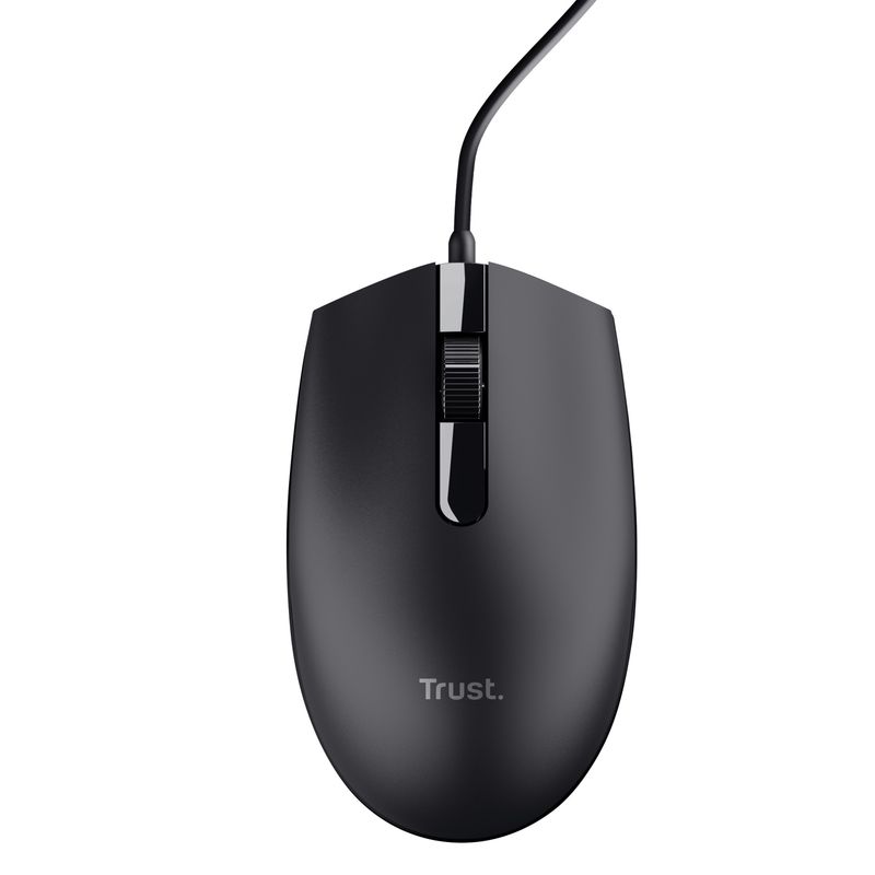 Mouse ottico con filo TM_101 Eco - nero - Trust TRUST