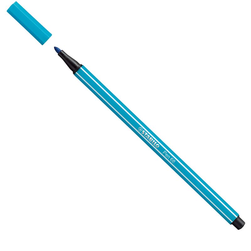 Pennarello Pen 68 - blu chiaro 31 - Stabilo STABILO