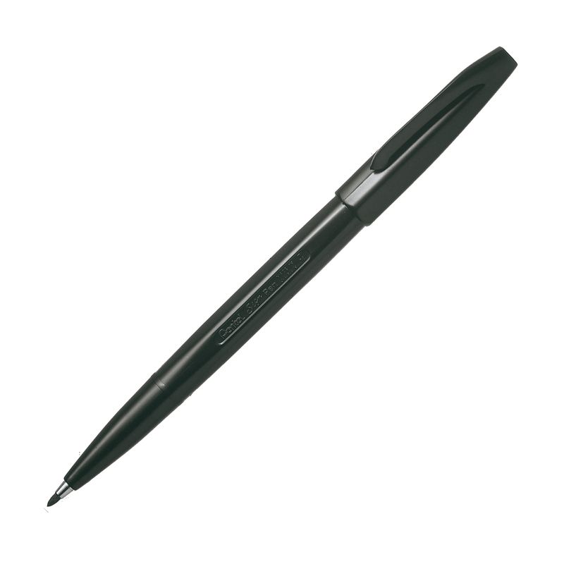 Pennarello Sign Pen S520 punta feltro - punta 2 mm - nero - Pentel PENTEL