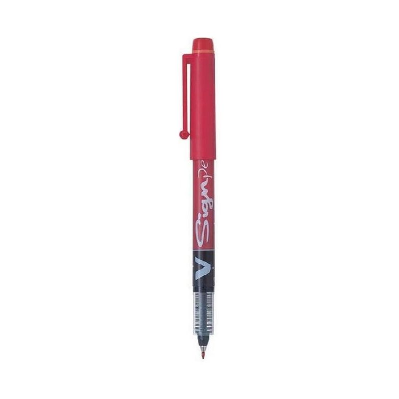 Pennarello V Signpen - punta 2 mm - rosso - Pilot PILOT
