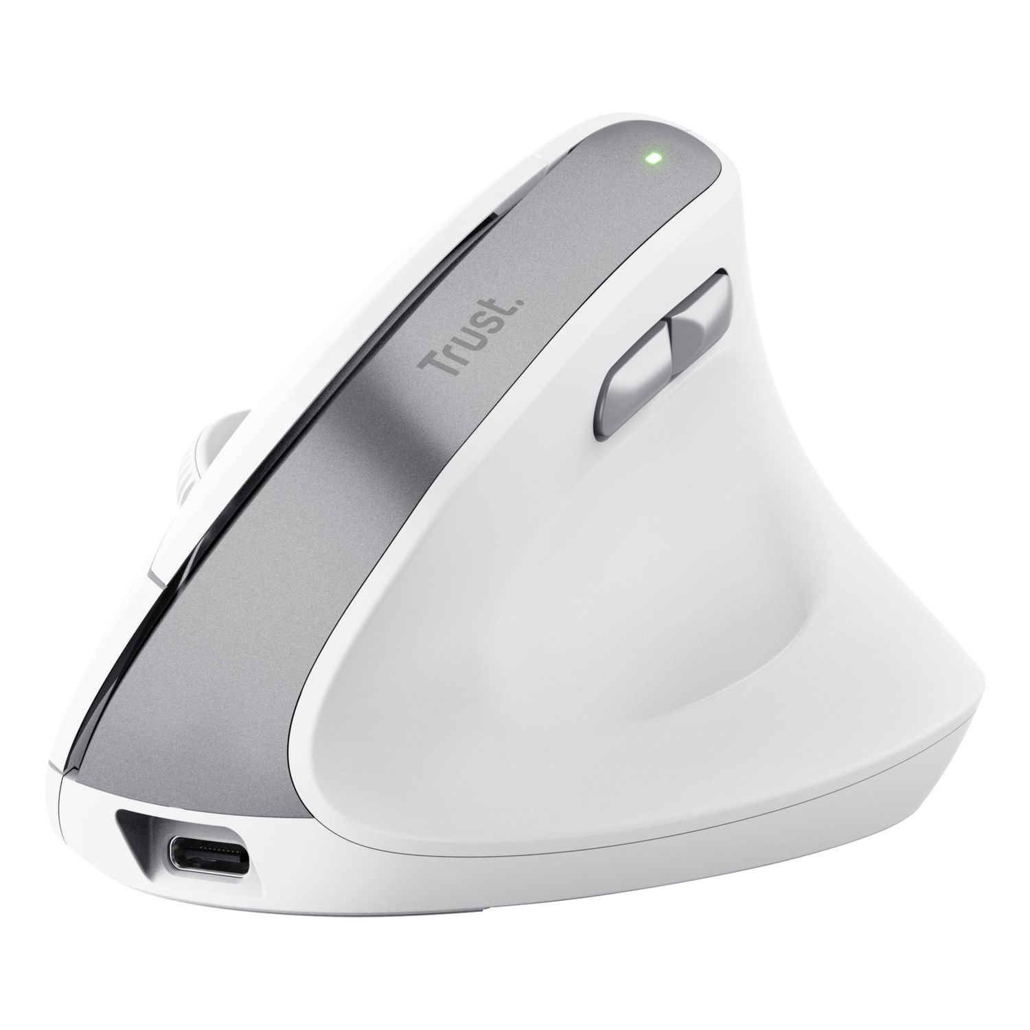 Mouse Ergonomico Bayo II wireless - bianco - Trust TRUST