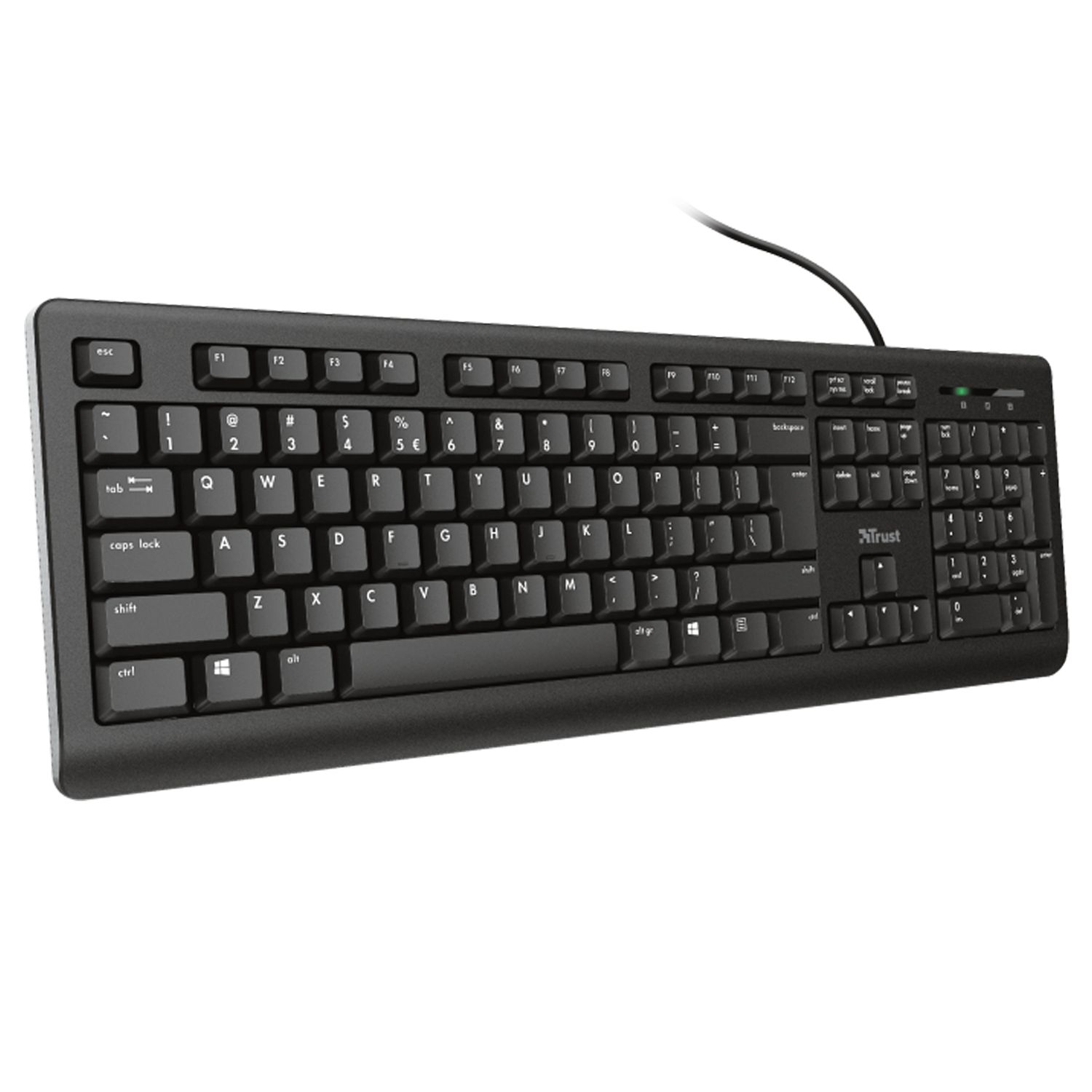 Tastiera TK-150 ultrasilenziosa - con filo - Trust TRUST