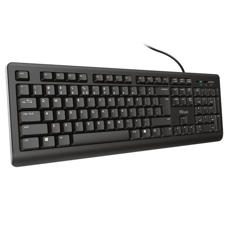 Tastiera TK-150 ultrasilenziosa - con filo - Trust TRUST