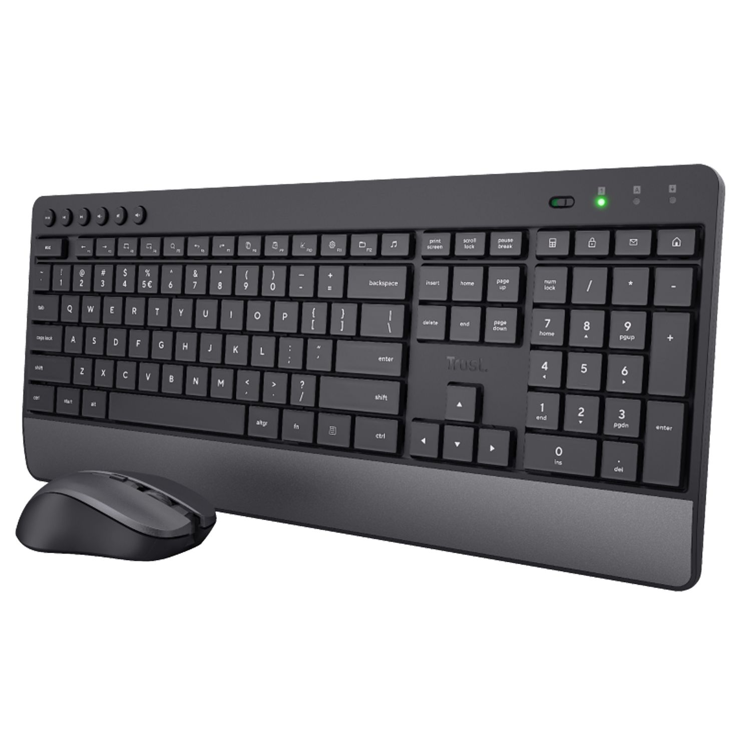 Set tastiera wireless + mouse wireless ultrasilenzioso Trezo - Trust TRUST