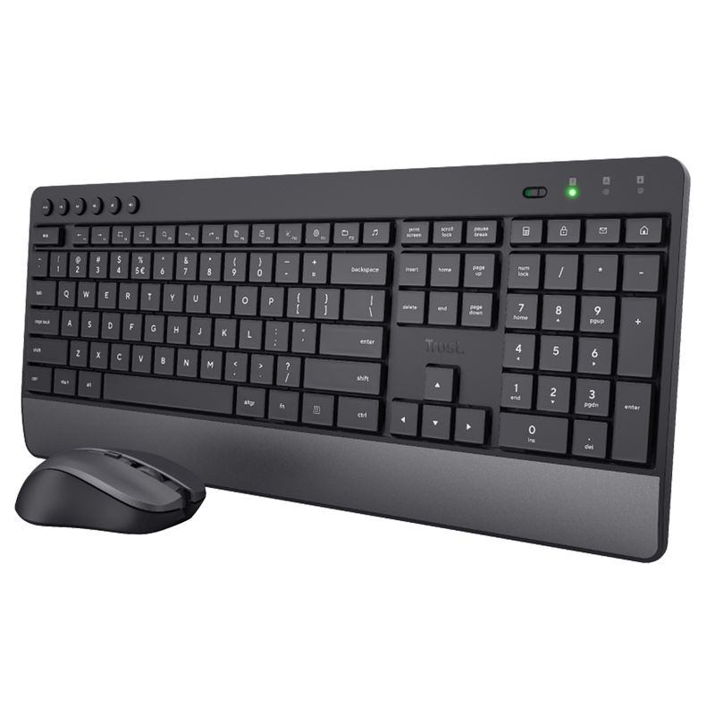 Set tastiera wireless + mouse wireless ultrasilenzioso Trezo - Trust TRUST