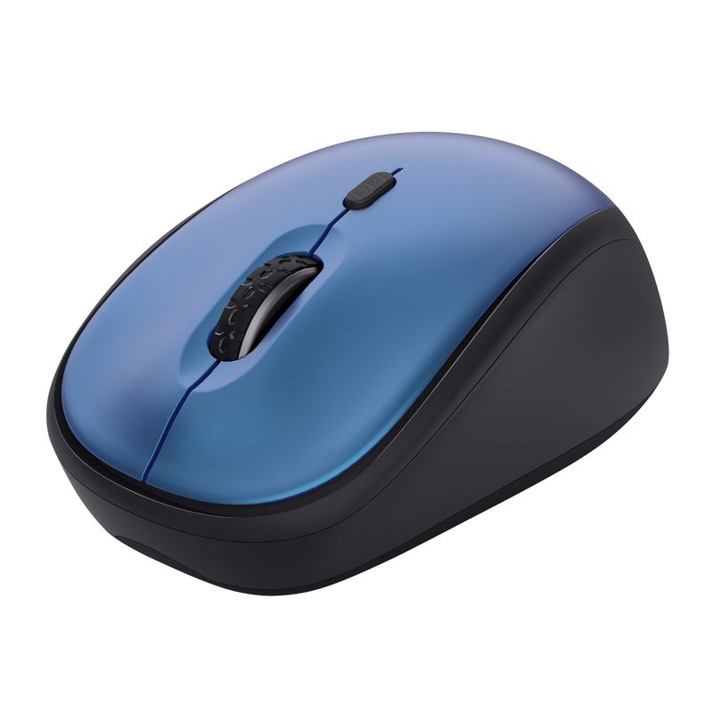 Mouse wireless Yvi+ - silenzioso - blu - Trust TRUST