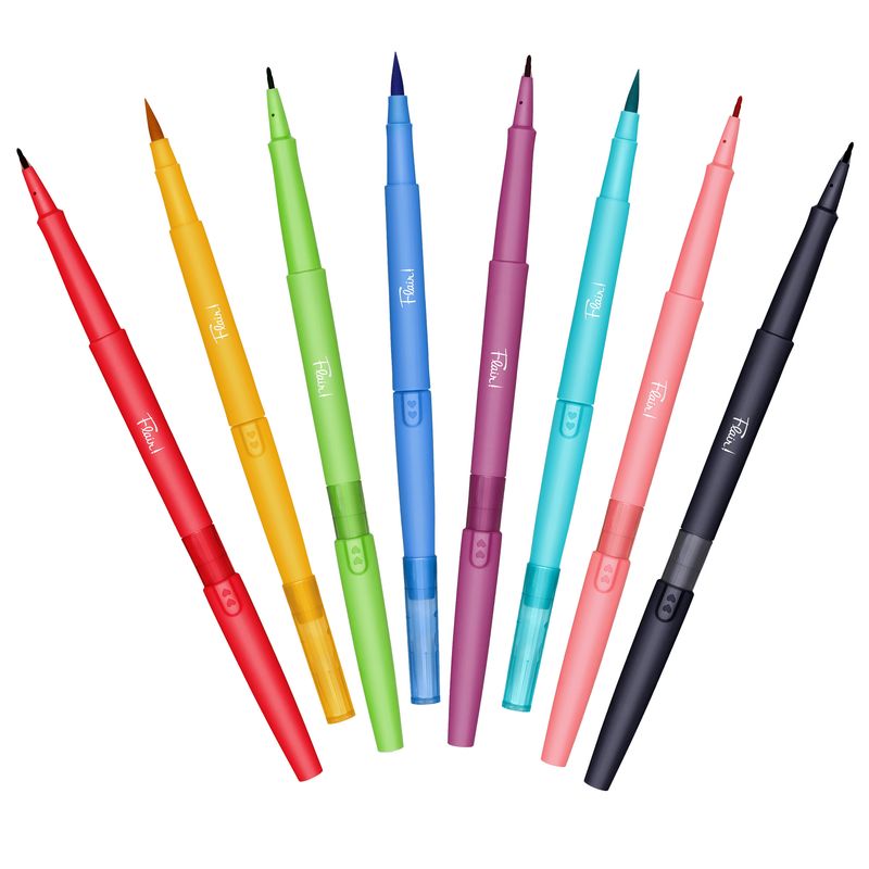 Pennarello Flair Dual Tip - colori assortiti - Papermate - conf. 8 pezzi PAPERMATE