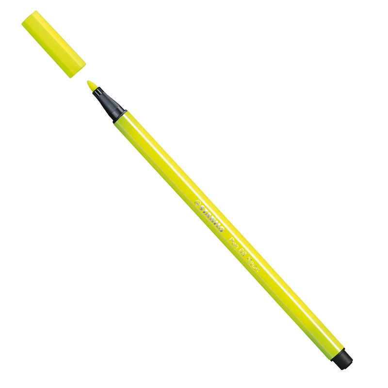 Pennarello Pen 68 - colori assortiti neon - Stabilo - astuccio 6 pezzi STABILO