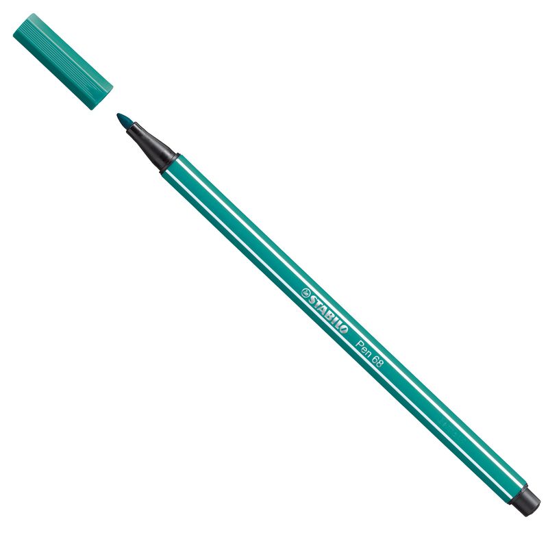 Pennarello Pen 68 - blu turchese 51 - Stabilo STABILO