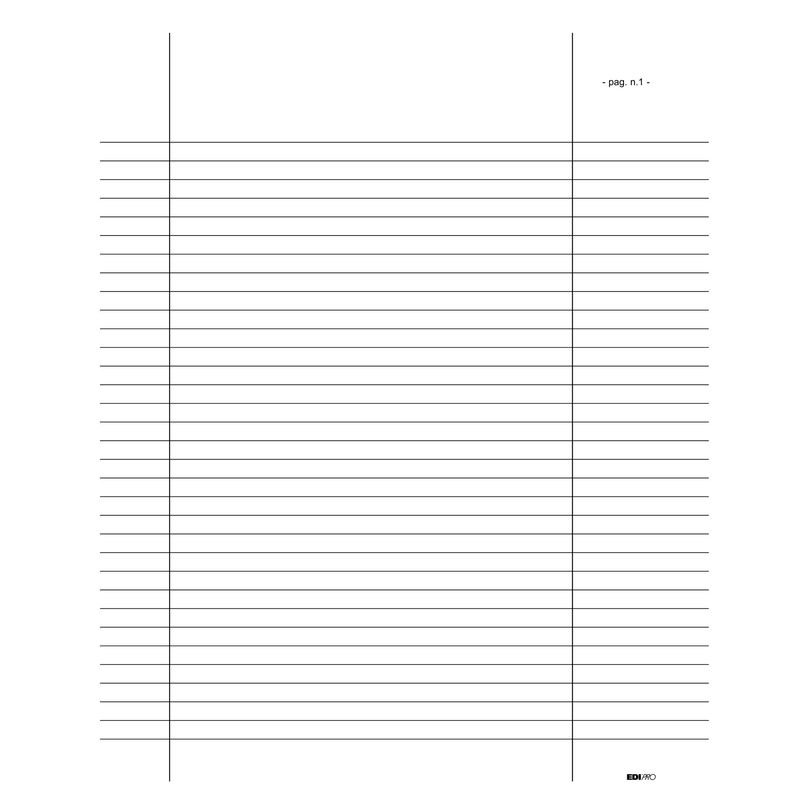 Registro verbale assemblea - 31 x 24,5 - 92pg - numerate - Edipro EDIPRO Registro verbale assemblea - 31 x 24,5 - 92pg - numerate - Edipro EDIPRO
