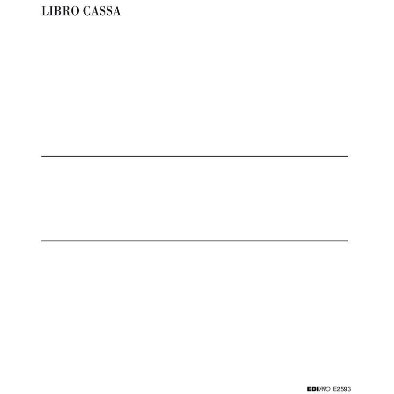 Libro cassa - 31 x 24,5cm - 100 fogli - Edipro EDIPRO