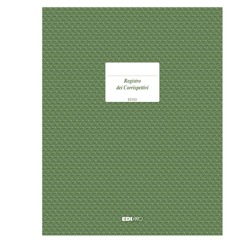 Registro Iva corrispettivi - 31 x 24,5cm - 15pg - numerate - Edipro EDIPRO Registro Iva corrispettivi - 31 x 24,5cm - 15pg - numerate - Edipro EDIPRO