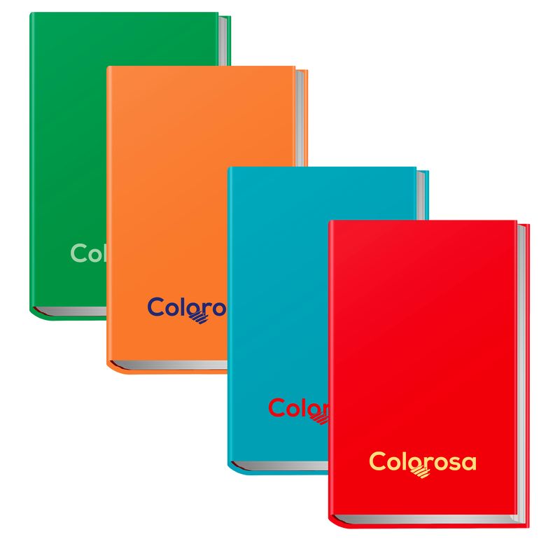 Diario - 12 mesi - copertina rigida antigraffio - colori assortiti - Colorosa Colorosa