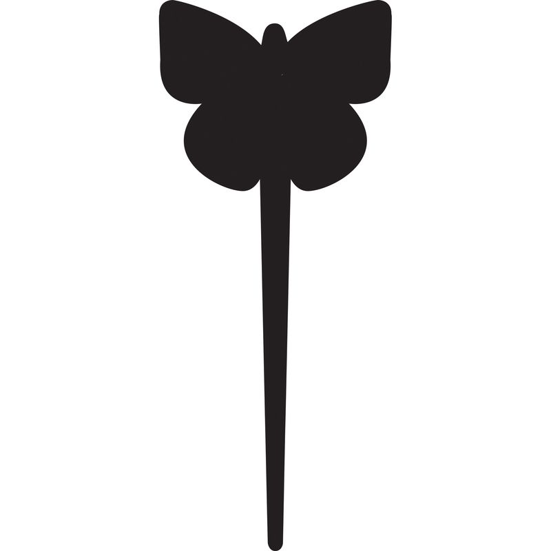 Silhouette Tags - forma farfalla - nero - Securit - set 5 pezzi SECURIT