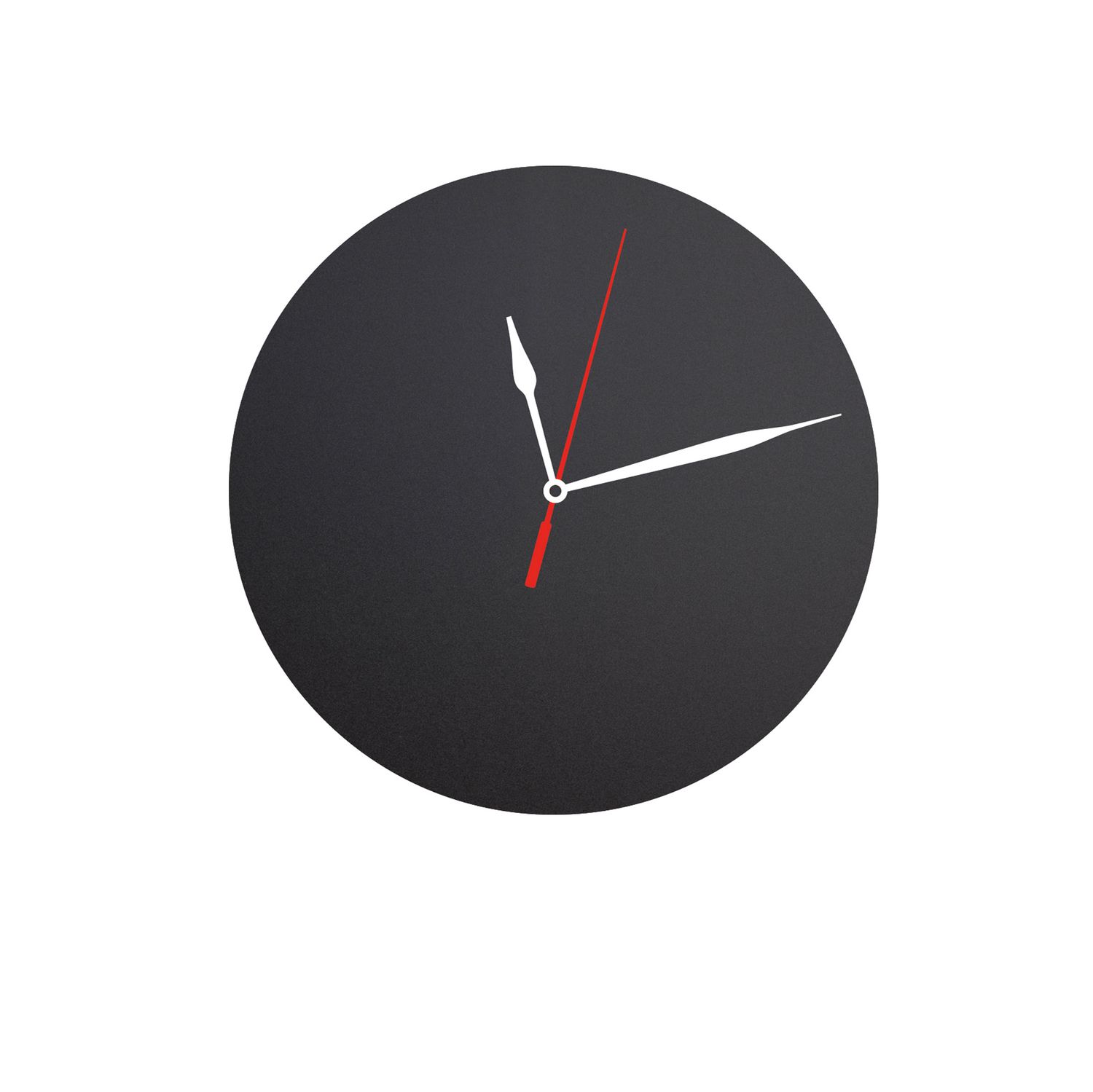 Lavagna da parete Silhouette - diametro 29 cm - forma orologio - nero - Securit SECURIT