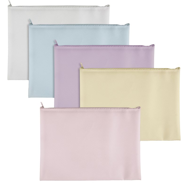 Busta con zip Bubble - 21,5 x 12,5 cm - EVA - colori pastello assortiti - Sei Rota SEI ROTA