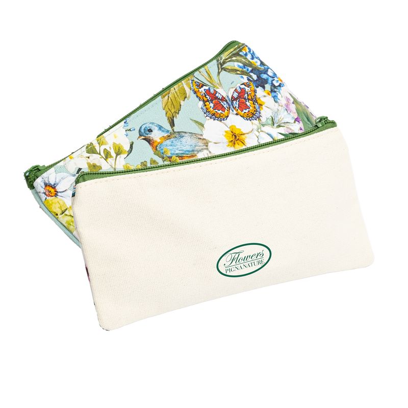 Bustina Nature Flowers - 22 x 10 cm - tessuto - fantasie assortite - Pigna PIGNA