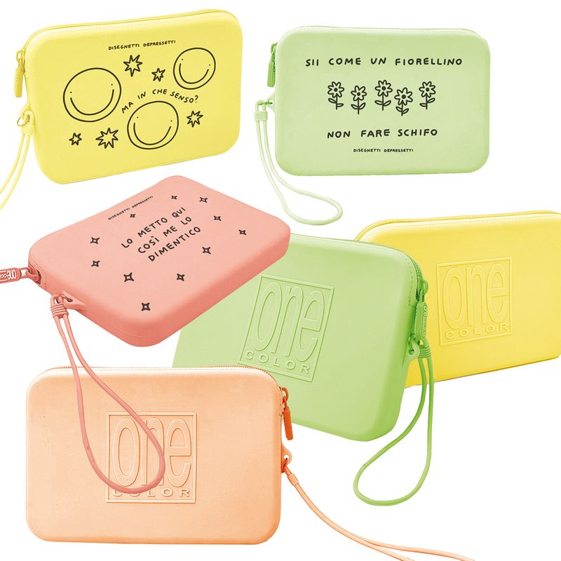 Astuccio Disegnetti Depressetti - 19 x 12 x 2 cm - silicone - Blasetti BLASETTI