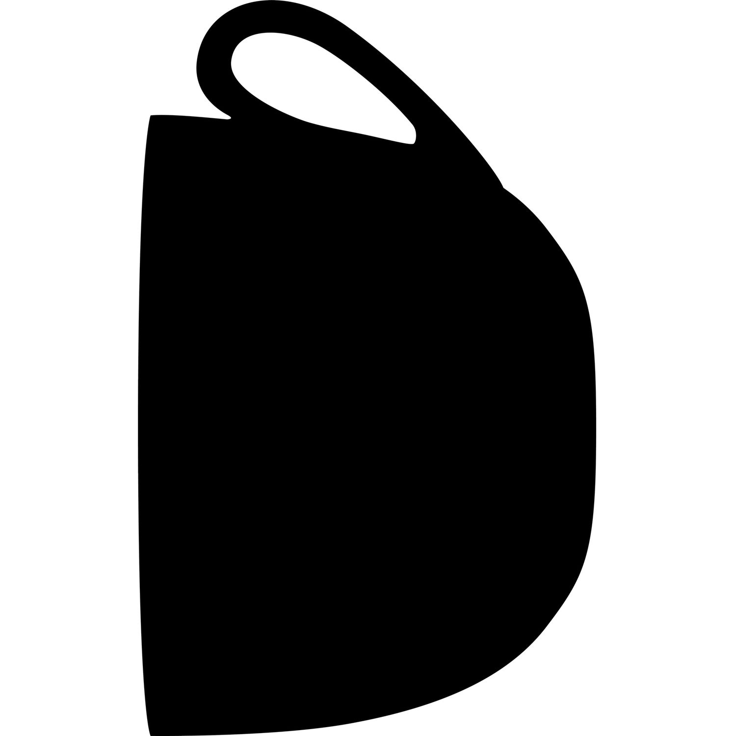 Lavagna da parete Silhouette - 44,5 x 30 cm - forma tazza - nero - Securit SECURIT