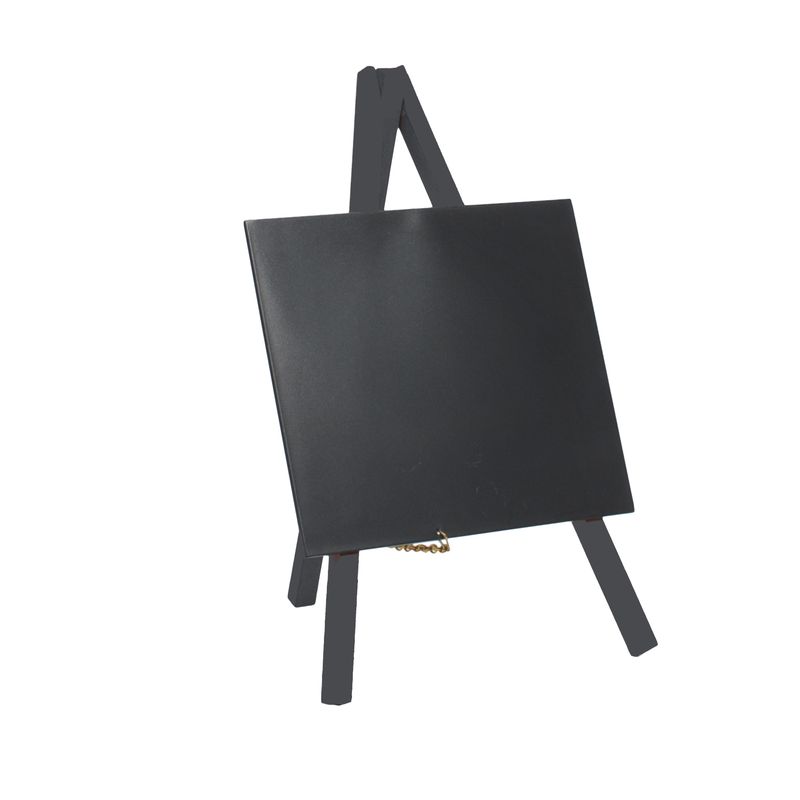 Mini Lavagna con cavalletto nero - 24,4 x 15 cm - nero - Securit SECURIT