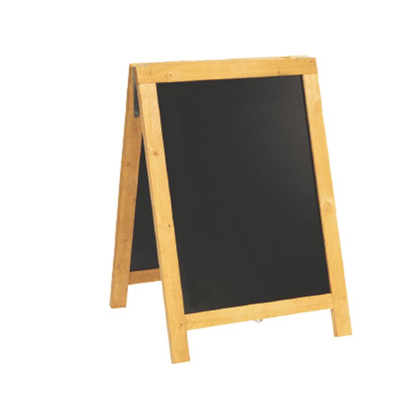 Lavagna Sandwich Nature - 85 x 54,5 x 44 cm - legno naturale - Securit SECURIT