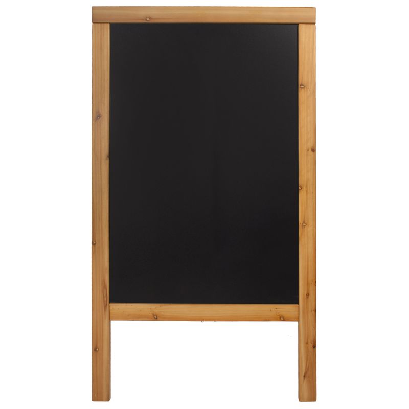 Lavagna Sandwich - cavalletto Teak - 69 x 125 cm - Securit SECURIT