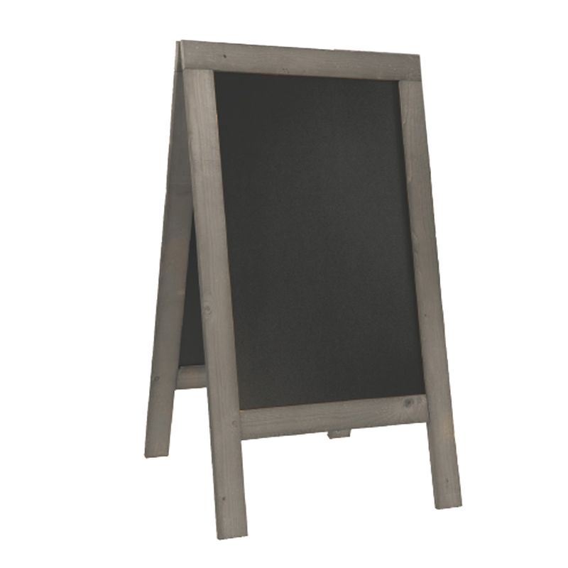 Lavagna Sandwich Nature - 131 x 72,7 x 72 cm - legno grigio - Securit SECURIT