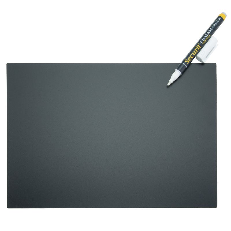 Tag - 21 x 29,7 cm (A4) - nero - Securit - set 5 pezzi SECURIT