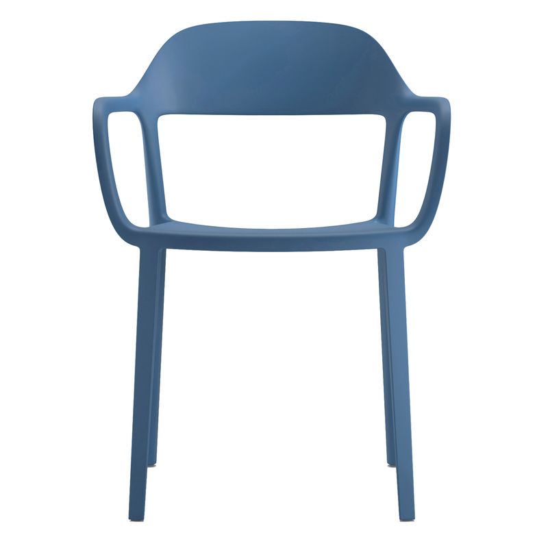 Seduta attesa Mina - con braccioli fissi - blu - Unisit Unisit
