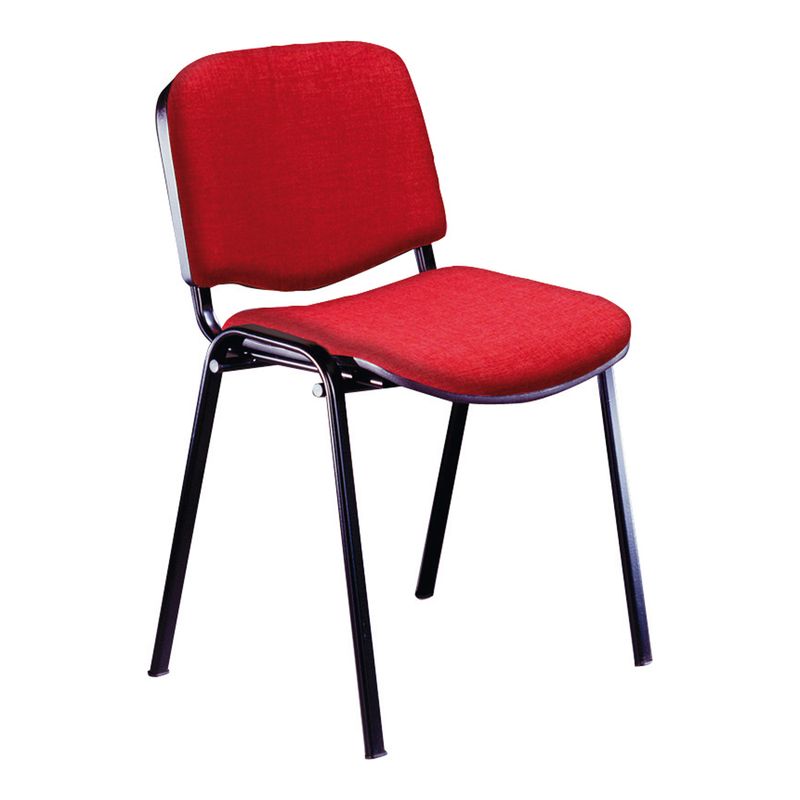 Seduta attesa Dado D5S - senza braccioli - ignifuga - rosso - Unisit Unisit