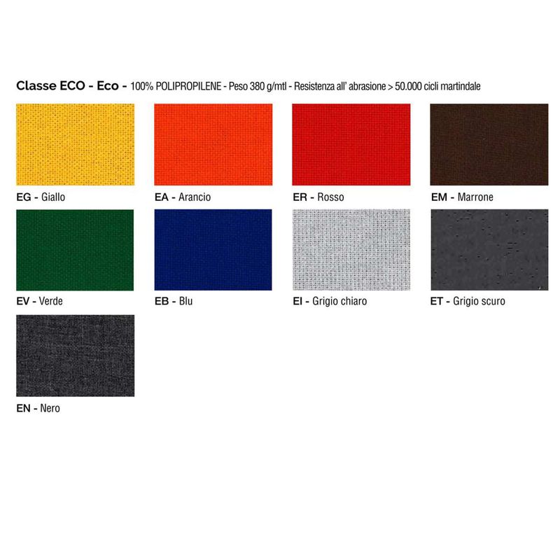 Seduta attesa Light LLS - con braccioli inclusi - blu/nero - Unisit Unisit