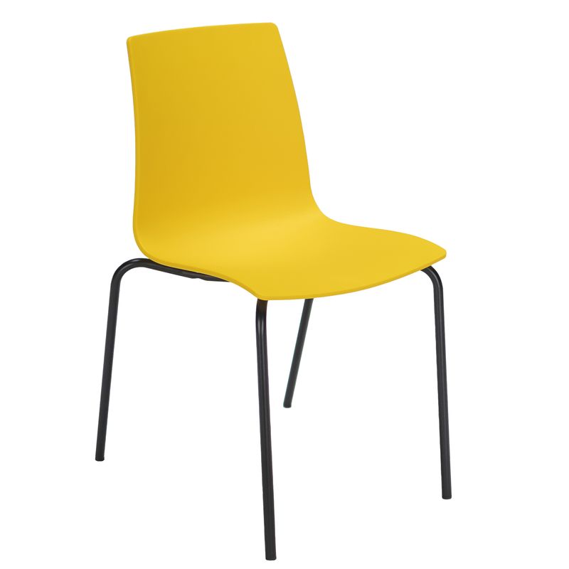 Seduta Candy - PPL - giallo/nero opaco - Grandsoleil Grandsoleil